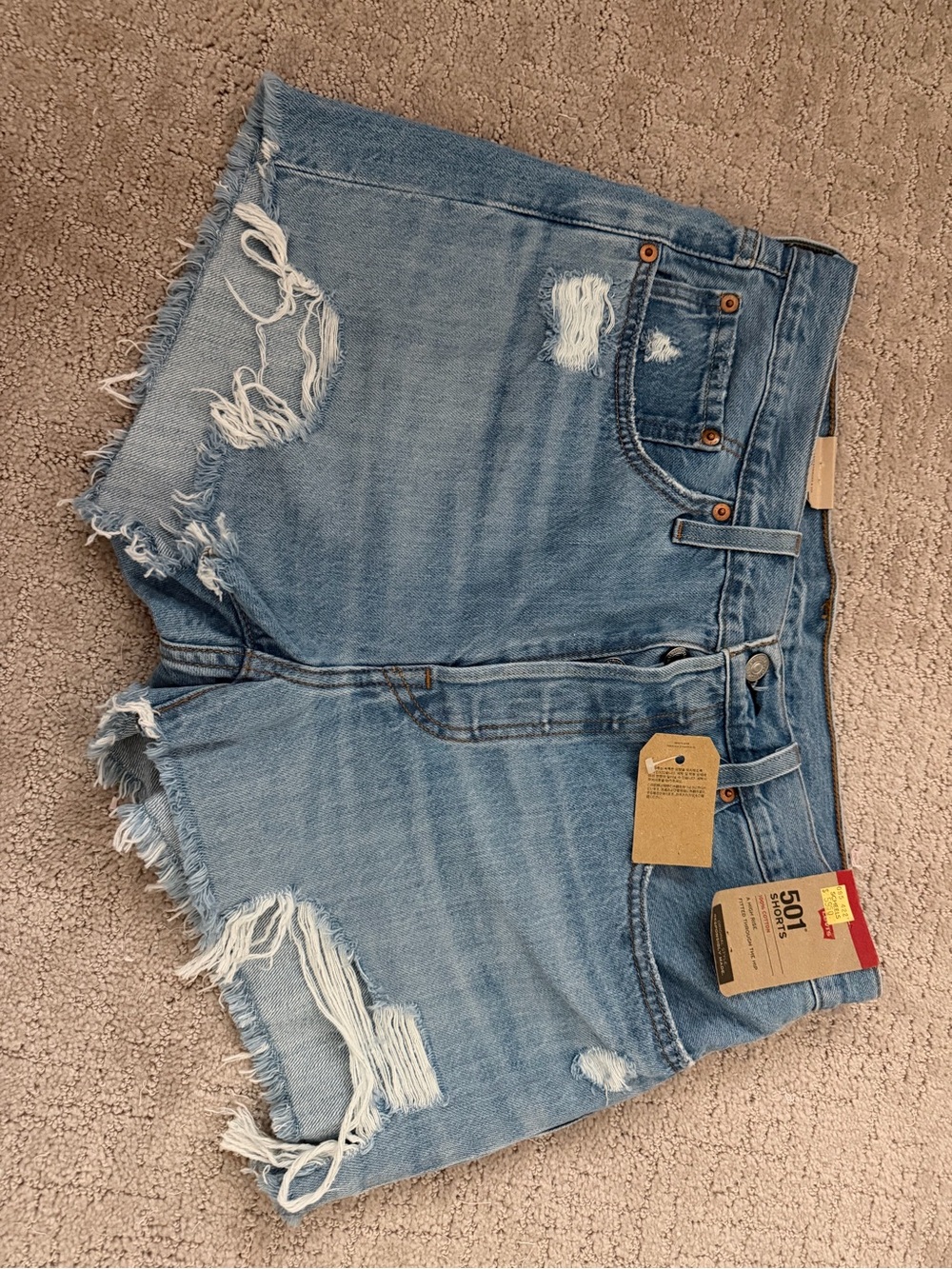 Women’s Levi 501 High Rise Jean Shorts